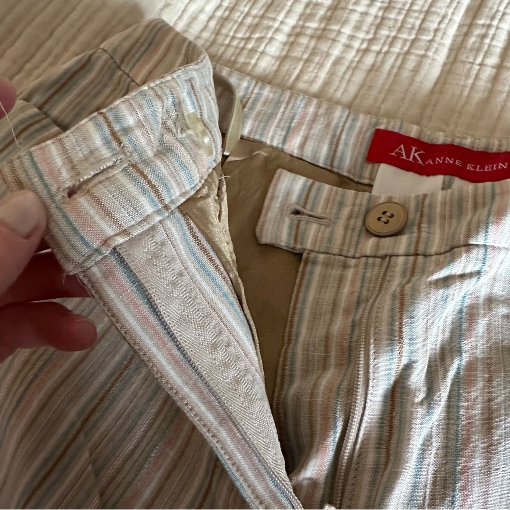 Striped Linen Pants - Picture 3 of 8